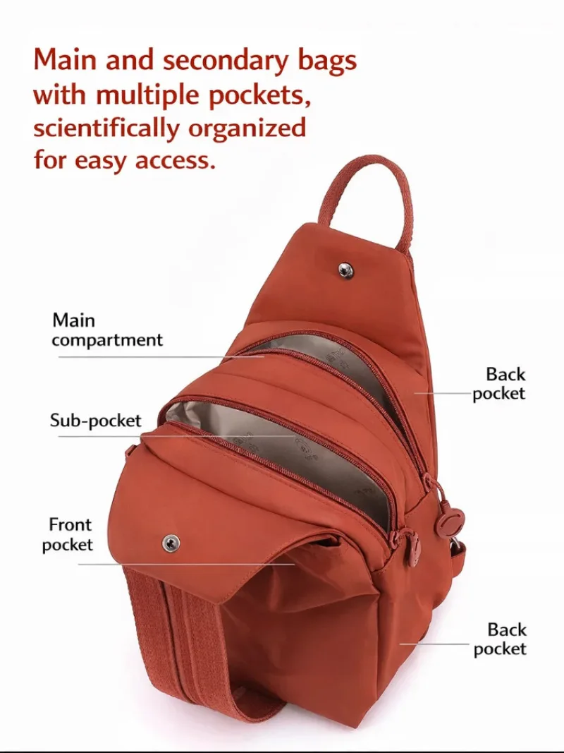 Small Oxford Fabric Chest Bag