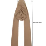 Solid Color Turban with Front Edge — Image 6
