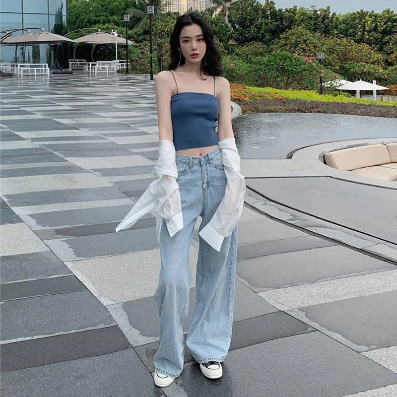 Retro Loose Denim Pants