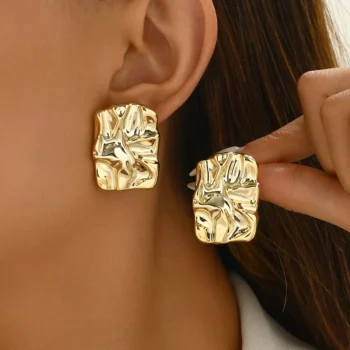 Geometric Asymmetric Earrings
