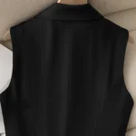 Formal Shawl Collar Vest with Fitted Waist — Image 5