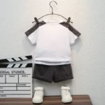 Baby Letter Print Cotton Set — Image 5
