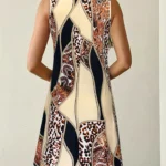 Leopard Print Sleeveless Dress — Image 2