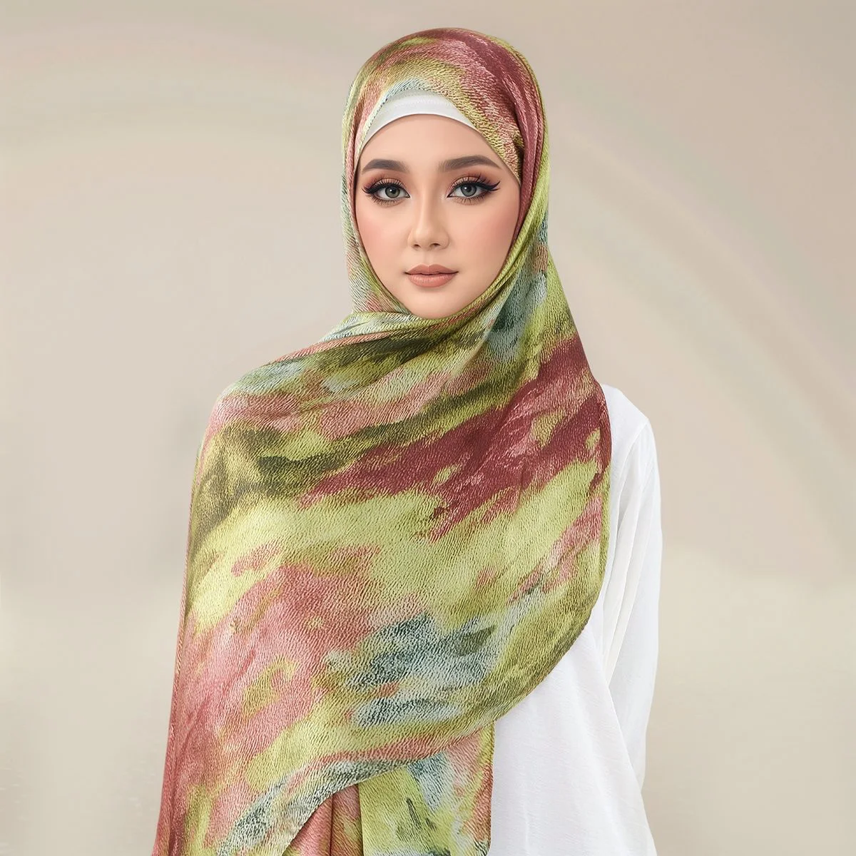 طرحة ساتان طويلة — صورة تفصيلية 16