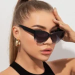 نظارة عين القطة بإطار أنيق — صورة 6