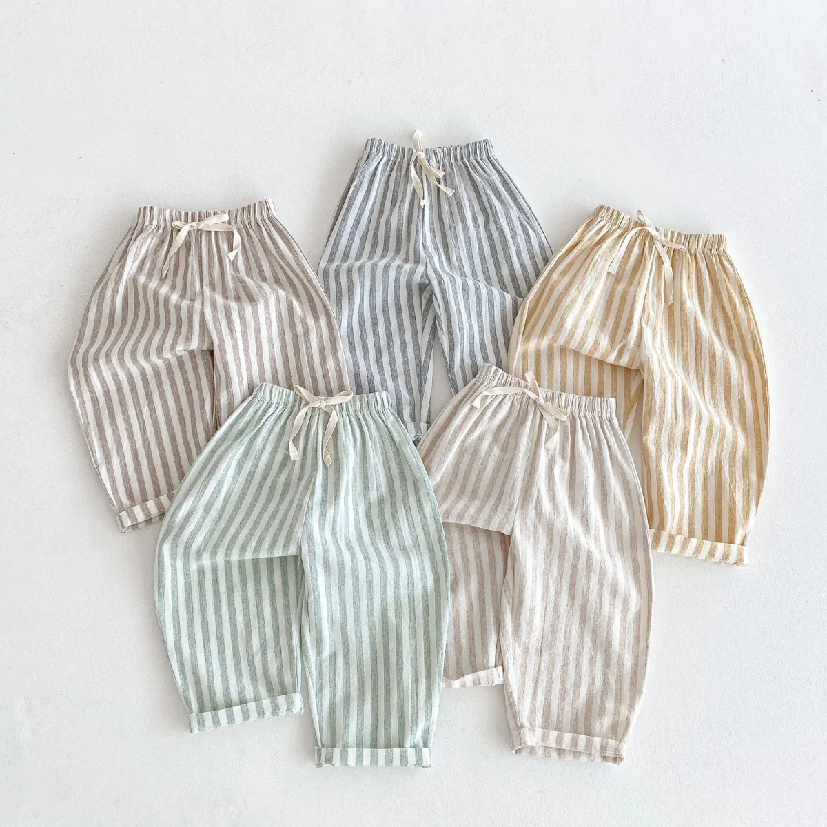 Kids' Classic Striped Loose Pants