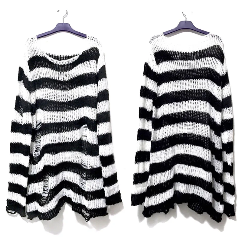Gothic Striped Sweater