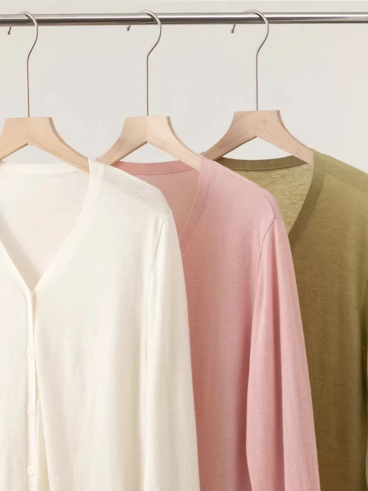 Wool V-Neck Cardigan