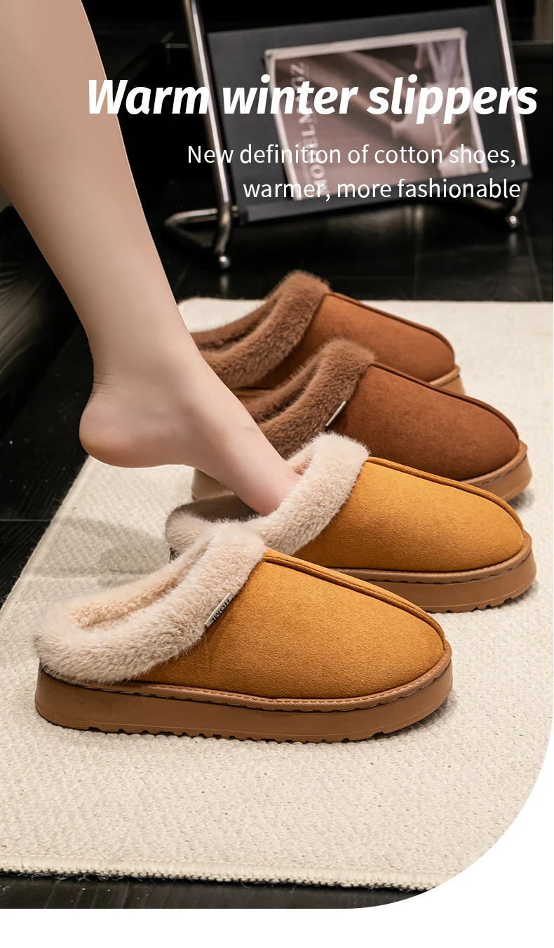 Soft Fur Slippers for Autumn and Winter — Image 9