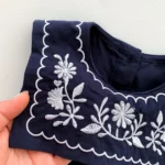 Baby Embroidered Sleeveless Romper — Image 3