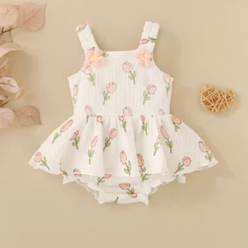 Baby Sleeveless Summer Romper