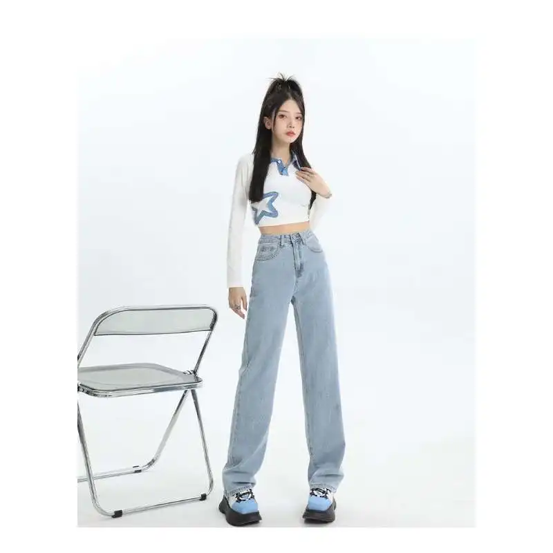Girls' Vintage Wide-Leg Jeans
