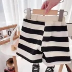 Kids' Short Sleeve Striped Summer Set — Image 3