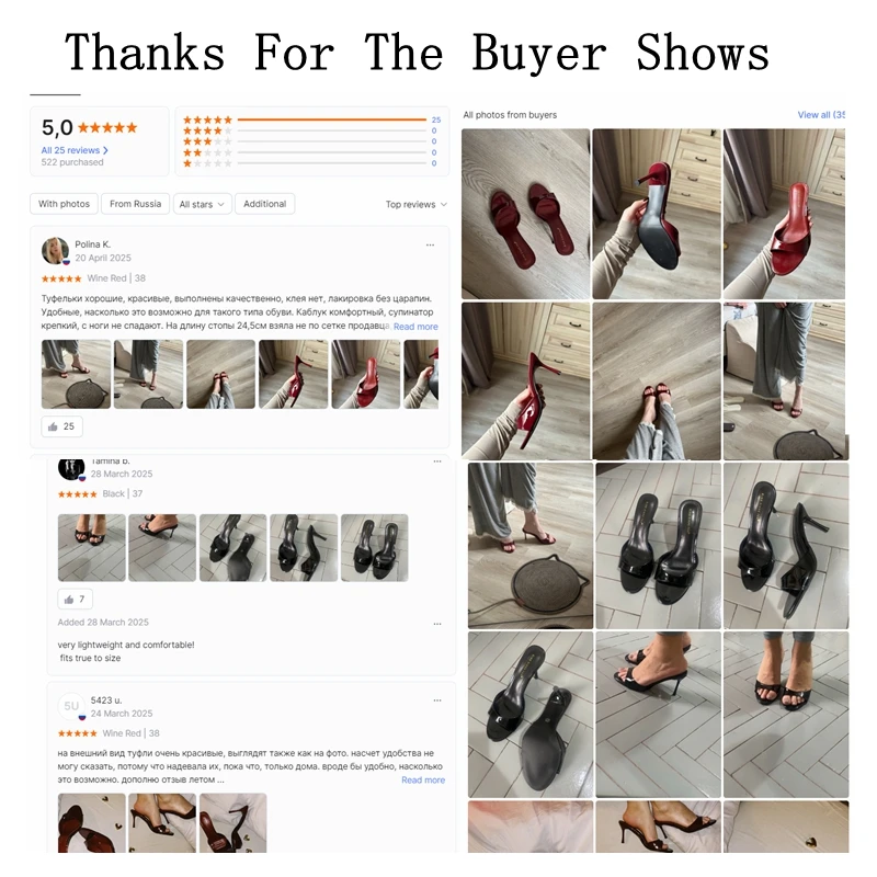 Open-Toe Thin-Heel Slippers