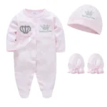Newborn Cotton Romper — Image 3