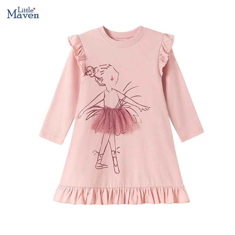 Girls' Cartoon Dress