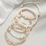 5-Piece Resin Bead Bracelet Set — Image 3