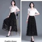 Spring Floral Tulle Skirt — Image 5