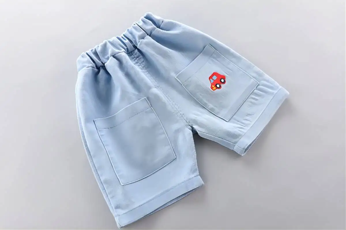 Boys' Polo and Denim Shorts Set