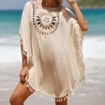 Crochet Beach Cover-Up Dress — Image 4