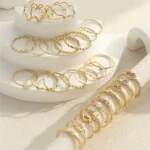 23-Piece Sparkling Zircon Ring Set — Image 6