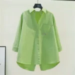 Elegant Loose Asymmetric Formal Shirt — Image 2