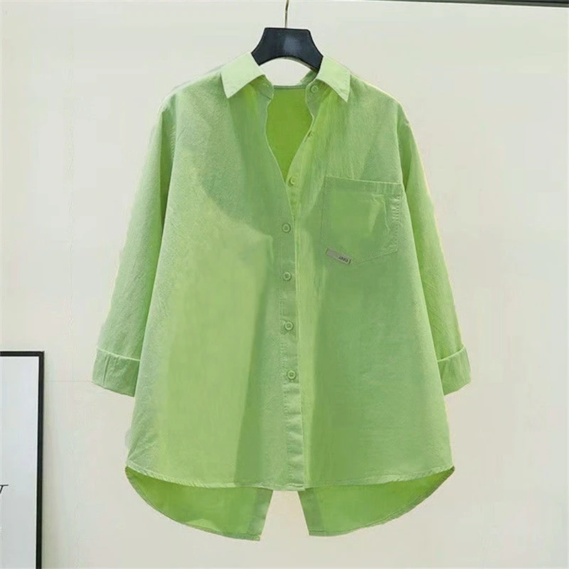 Elegant Loose Asymmetric Formal Shirt