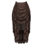 Gothic-Style Skirt with Asymmetric Ruffles — Image 2