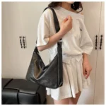 Caramel Leather Tote Bag — Image 5