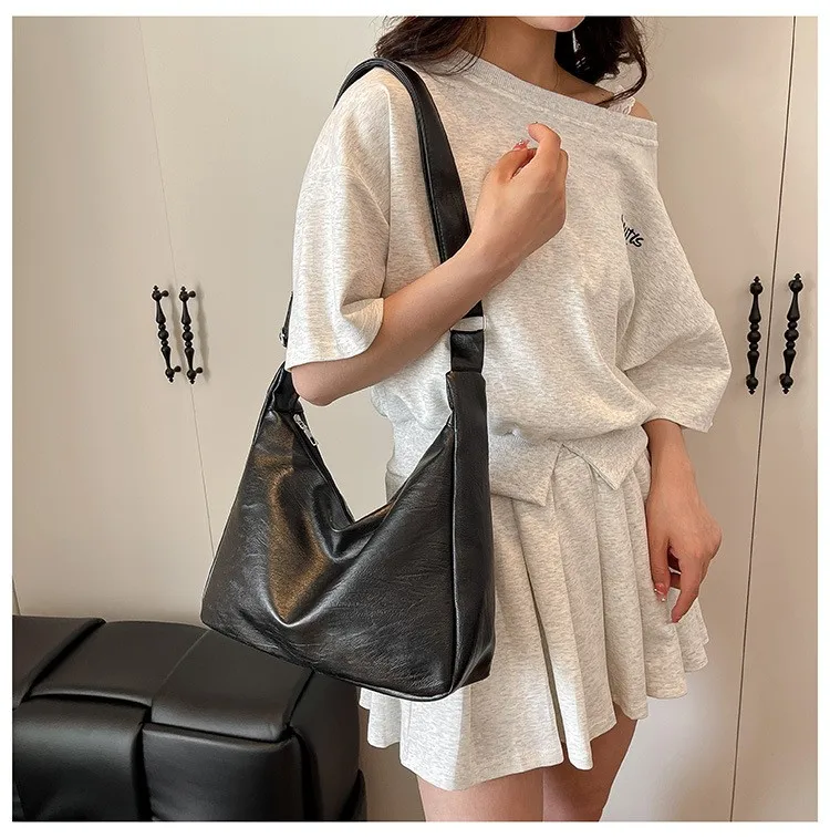 Caramel Leather Tote Bag