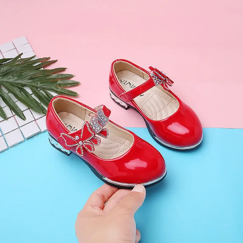 Girls' Leather Party Shoes — Image 20
