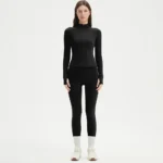 Solid Long Sleeve Set with Zipper — Image 2