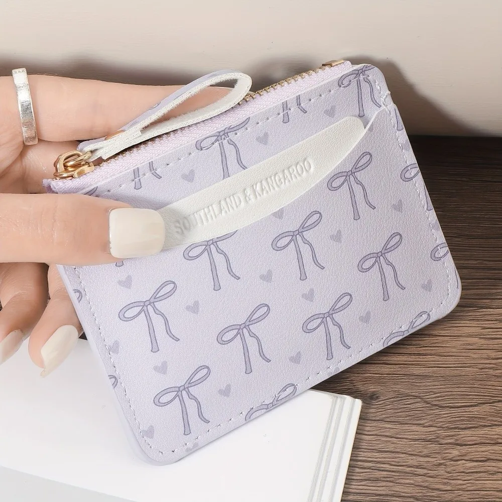 Slim Card Holder with Bow