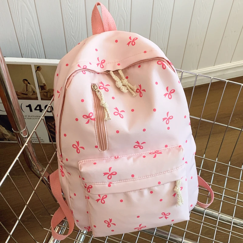 Padded Bow Print Backpack — Image 13