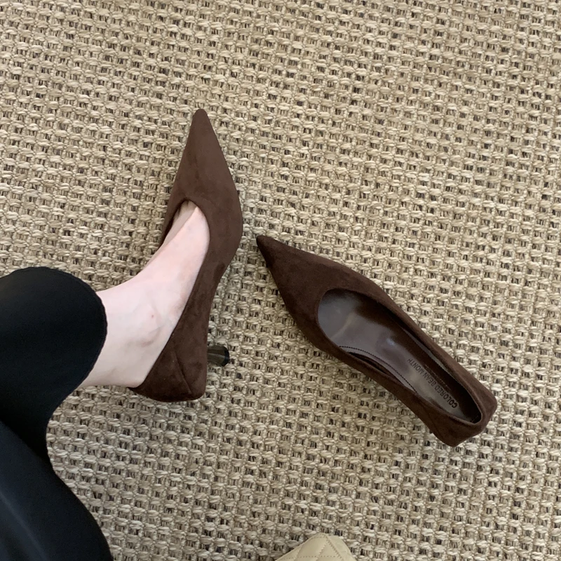 Elegant Pointed-Toe High-Heel Shoes