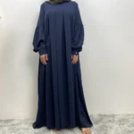 Elegant Round Neck Turkish Dress — Image 4