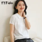 Casual T-Shirt with Polo Collar — Image 4