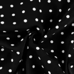 Polka Dot Chiffon Set with Lace Details and Short Skirt — Image 6