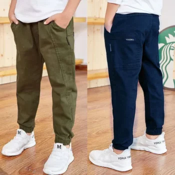 Boys' Casual Cotton Autumn Trousers