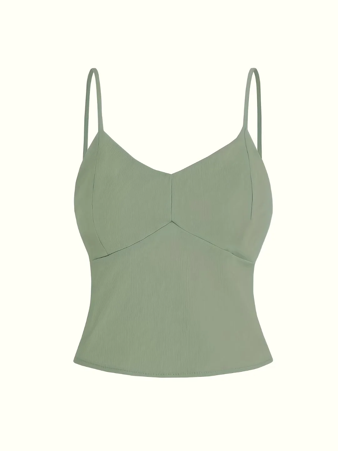طقم من قطعتين: توب بحمالات وبنطال واسع بخصر مطاطي