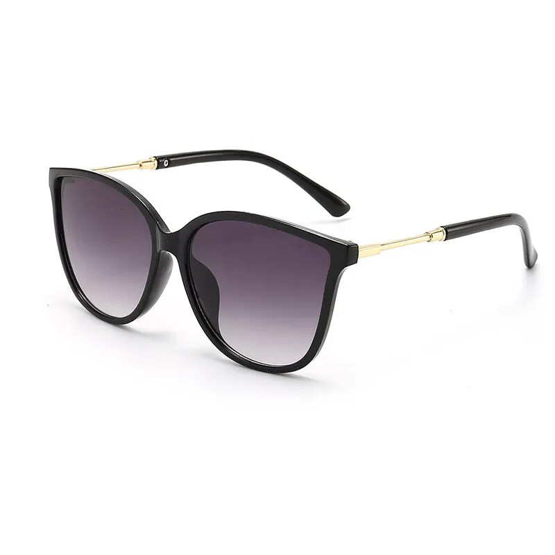Cat-Eye Glasses with Mirrored Lenses