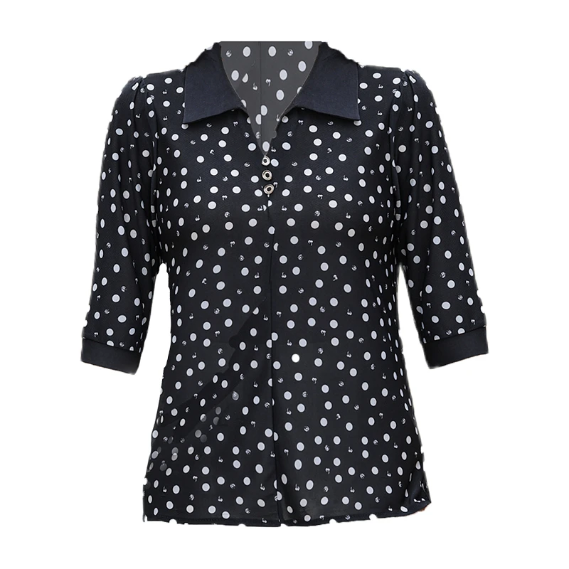 Summer Shirt with Turn-Down Collar