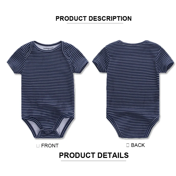 Newborn 5-Piece Short Sleeve Romper — Image 9