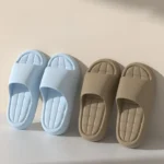 Bath Slippers with Plush Sole — Image 3