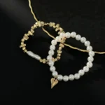 2-Piece Faux Pearl Bracelet Set — Image 6