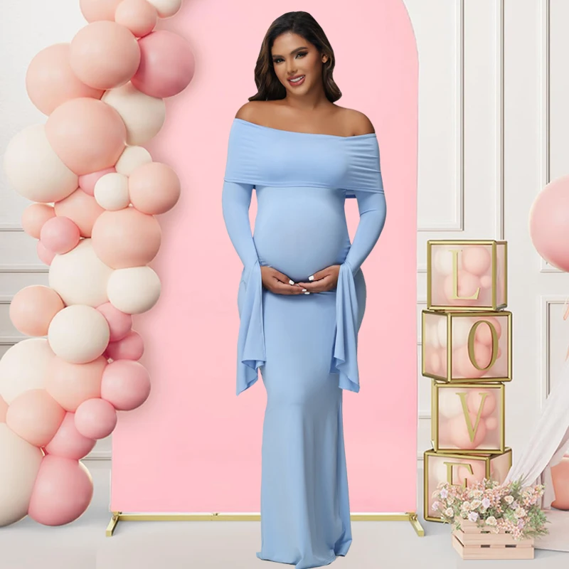 Maternity Off-Shoulder Dress