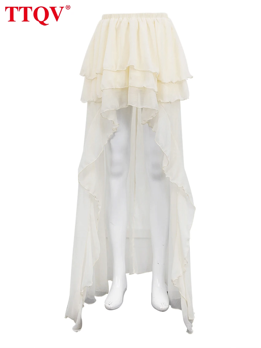 Casual Loose Pleated Skirt