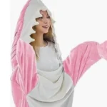 Winter Hooded Shark Lounge Pajamas — Image 6