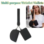 Wallet with Wrist Loop, Two Pockets and Zipper — Image 6