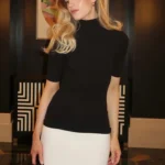 Casual Short Sleeve Summer High-Waisted Dress — Image 3